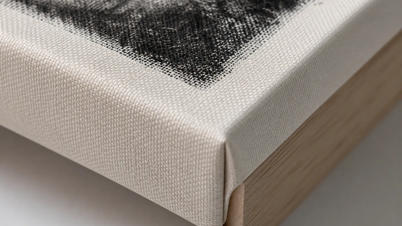 Premium stretched canvas texture