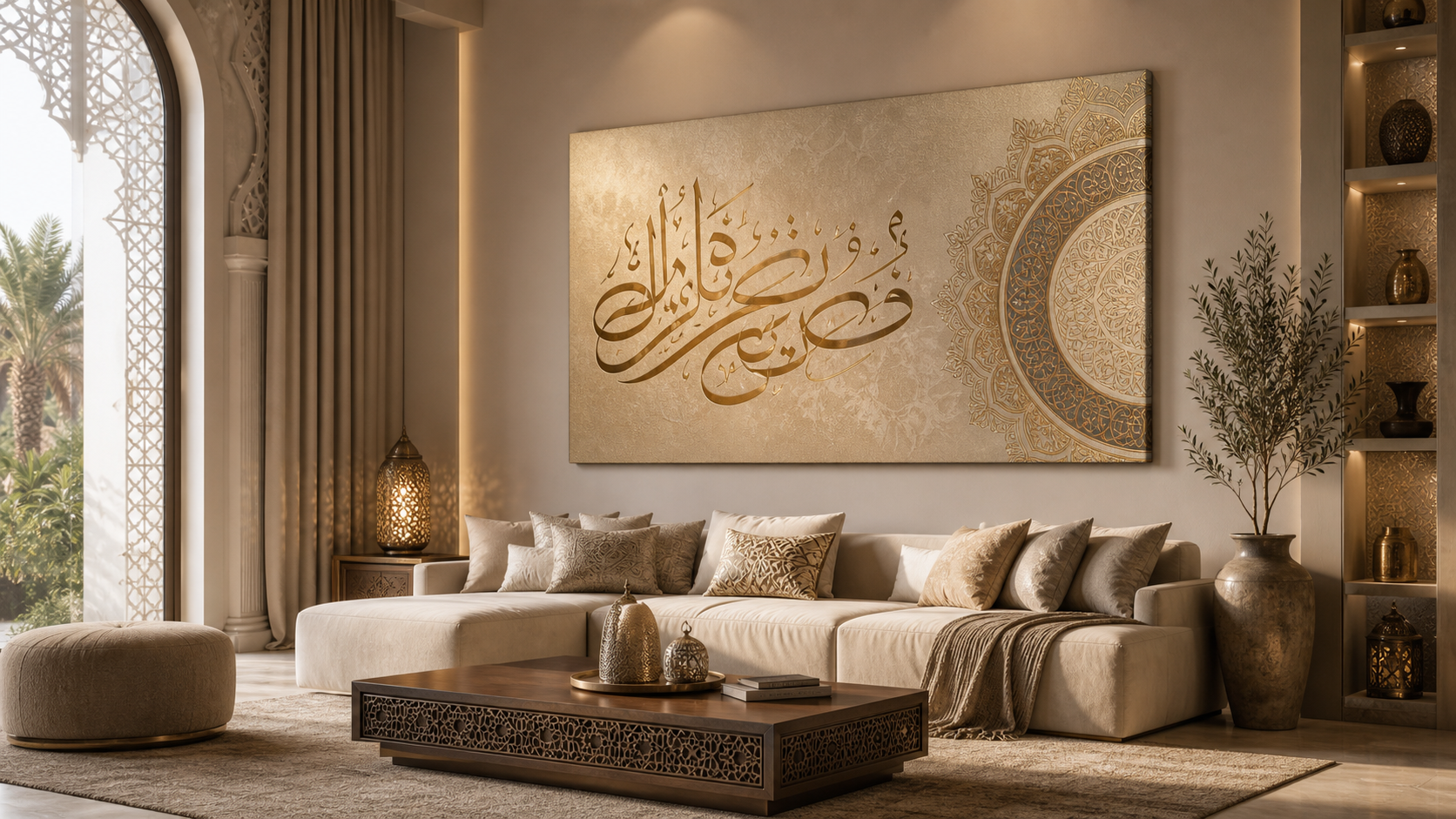 Islamic art canvas print